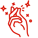 finger-snap icon