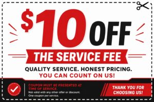 $10 off the service fee coupon