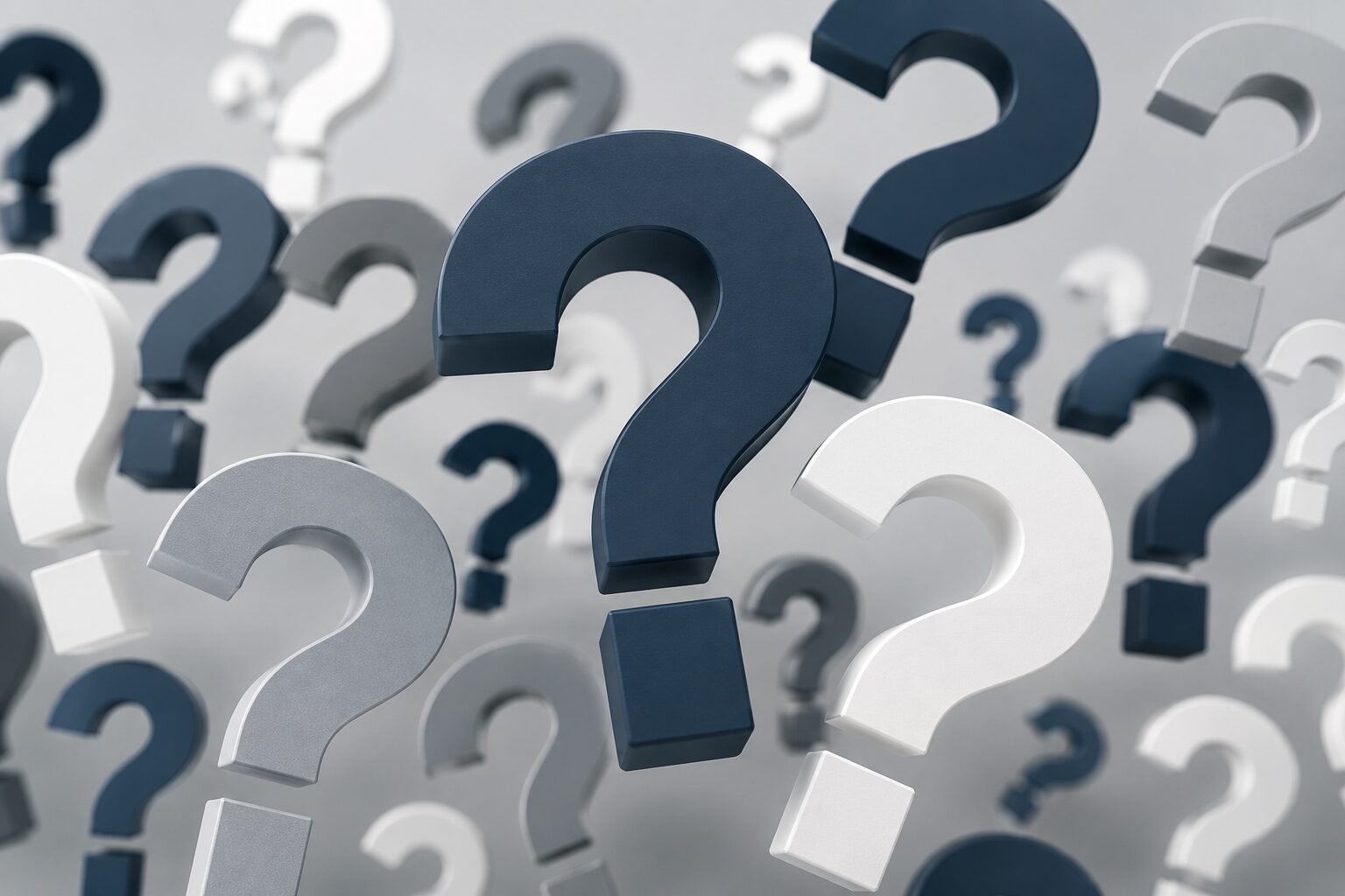 Question marks