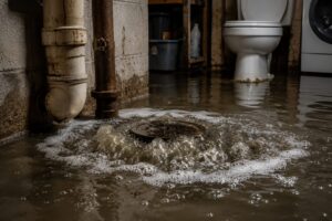 Sewer backup image