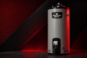 Water heater installation image with Bradfor White water heater
