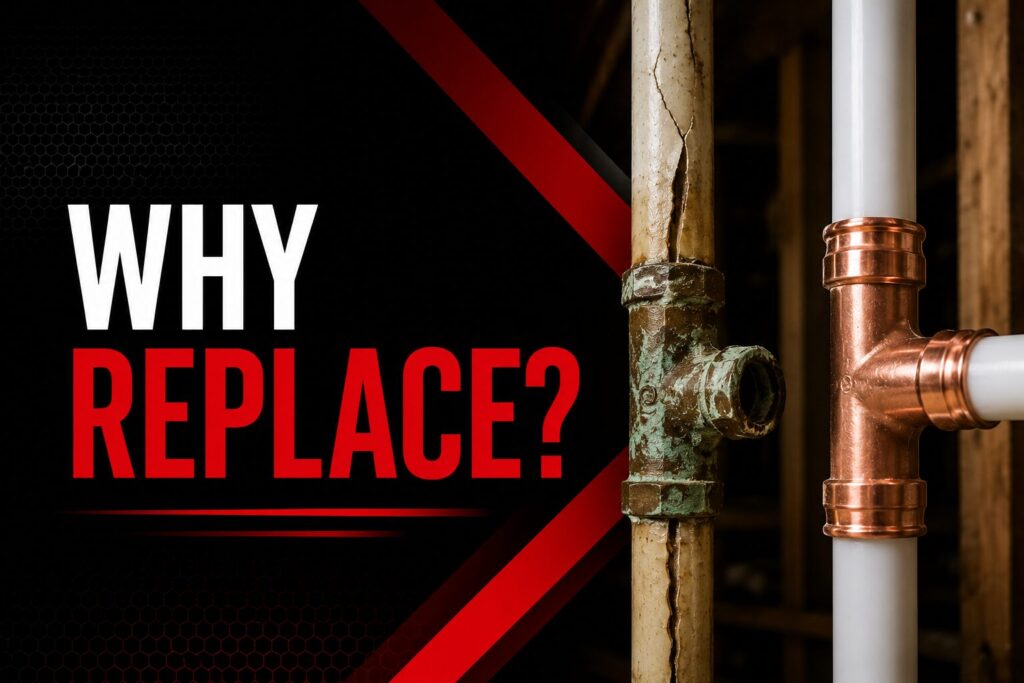 Why replace Poly-B pipes in your Saskatoon home — benefits of PEX pipe upgrade