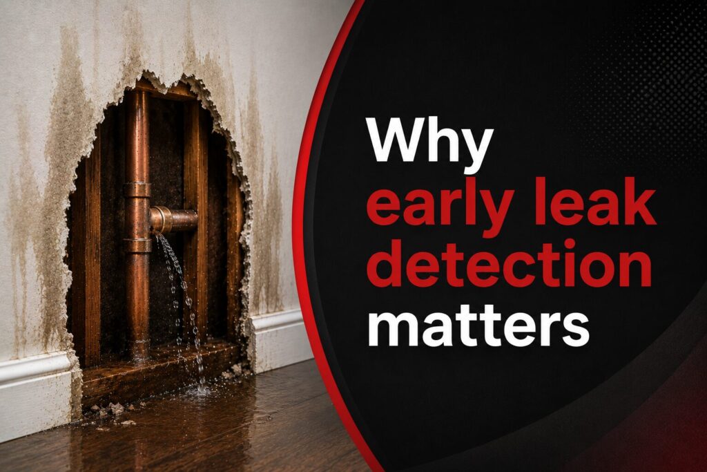 Water damage and early leak detection - Saskatoon